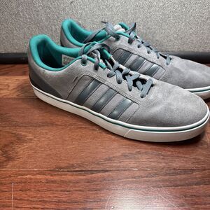 Adidas Lace-up Sneakers Sports Shoes HAWTHORN ST Leather Grey Men's 9.5